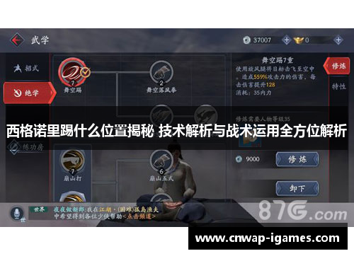 西格诺里踢什么位置揭秘 技术解析与战术运用全方位解析